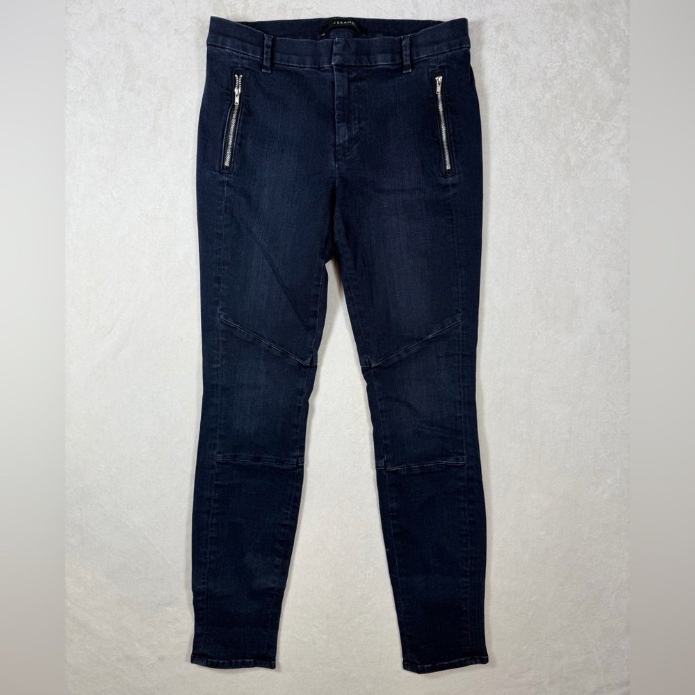 J Brand Tabitha Impression Size 27 Moto Dark Indigo Women's Jeans